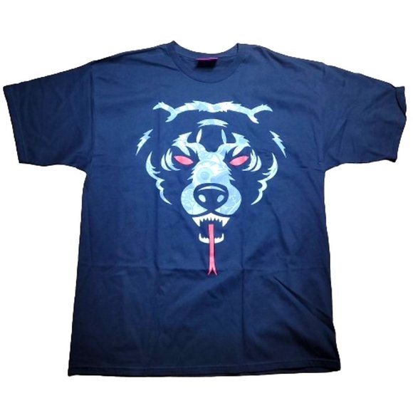 Mishka Other - Mishka MNWKA Big Bear Face Logo Graphic T-shirt | Black | XL